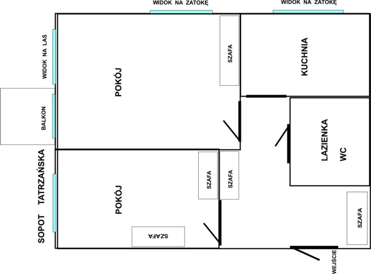 Sopot Apartament Kamienny Potok Dış mekan fotoğraf